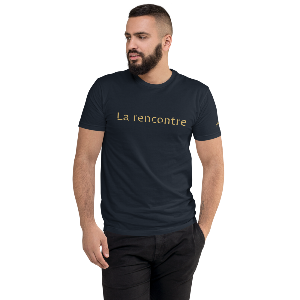 T-Shirt Homme coupe ajoustée - La Rencontre (Or)