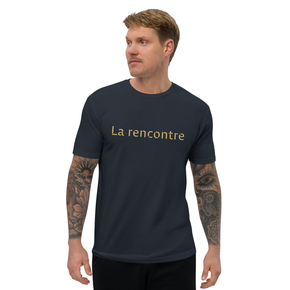 T-Shirt Homme coupe ajoustée - La Rencontre (Or)