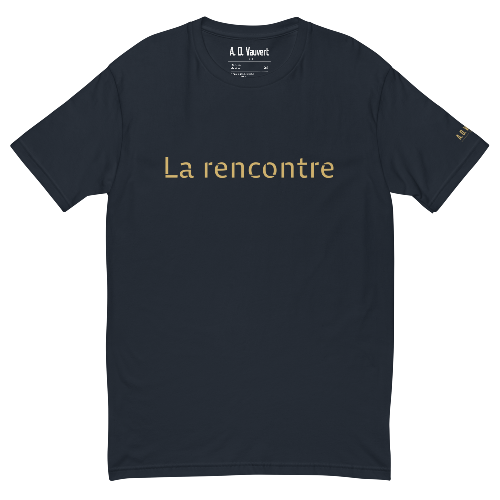 T-Shirt Homme coupe ajoustée - La Rencontre (Or)