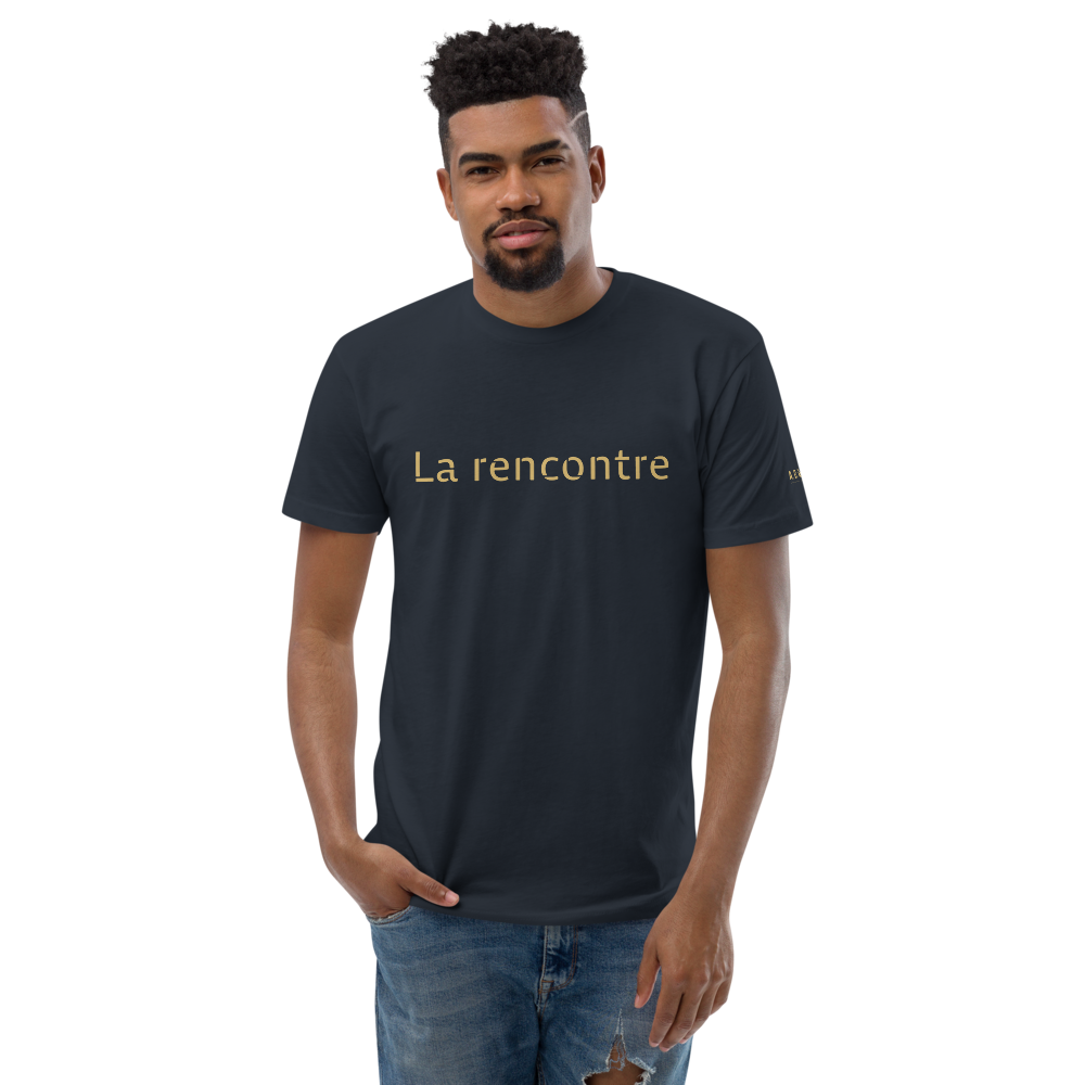 T-Shirt Homme coupe ajoustée - La Rencontre (Or)