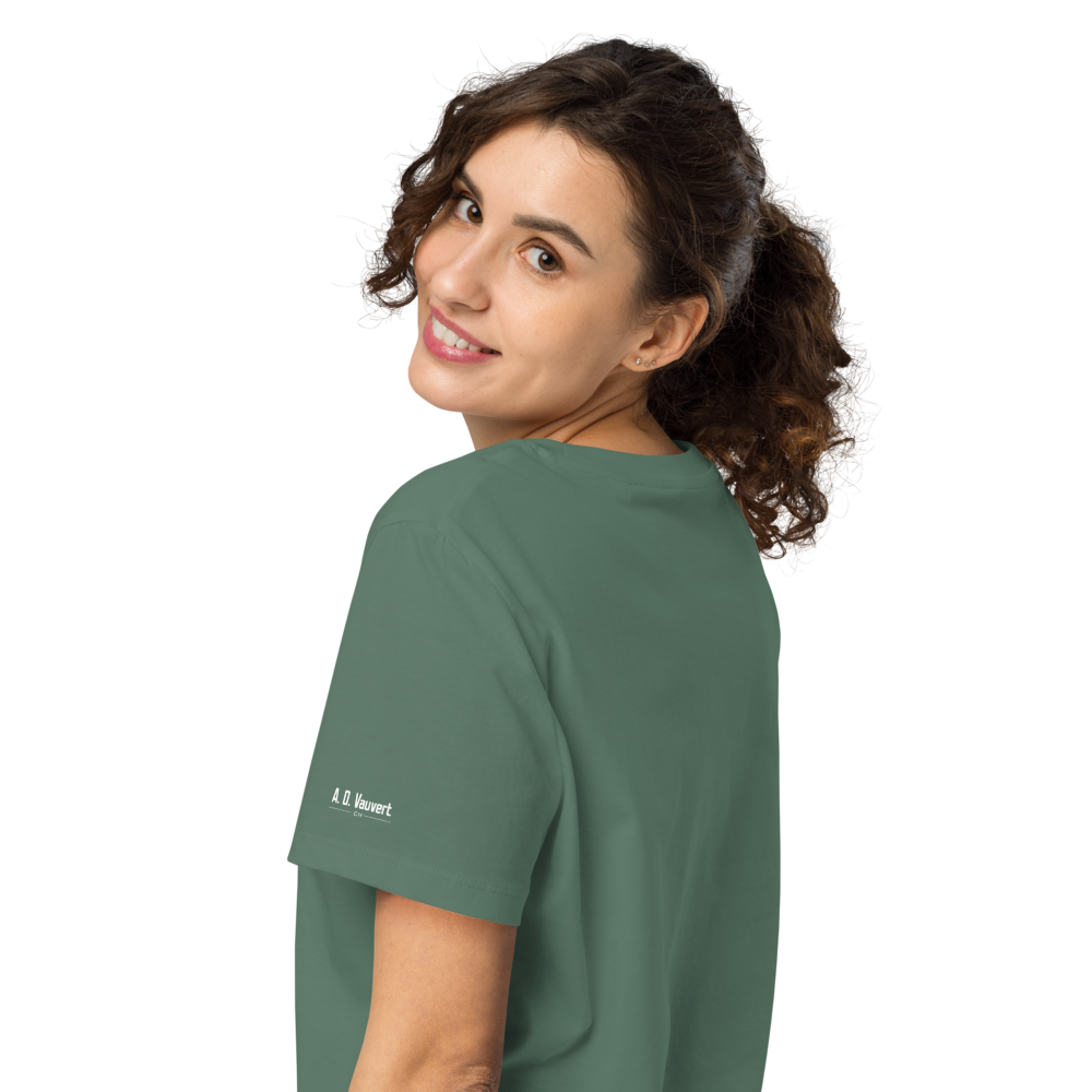 T-shirt Femme coupe droite - La Miss du pont des Bergues (Blanc)